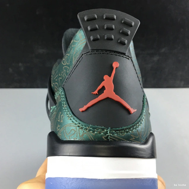 Cheap aj4-1043515 jordan 4 air green laser 0503